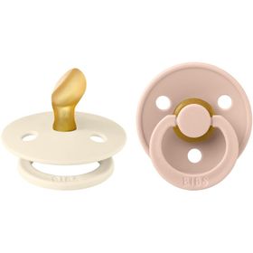 Bibs Colour Kauçuk Ivory Blush 0-6 Ay Emzik