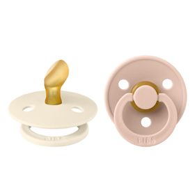 Bibs Colour Kauçuk Ivory Blush 0-6 Ay Emzik