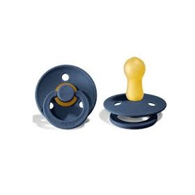 Bibs Colour Kauçuk Steel Blue 0-6 Ay Emzik