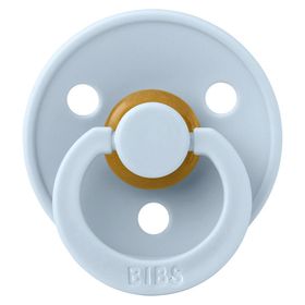 Bibs Colour Simetrik Kauçuk Baby Blue 6+ Ay Emzik