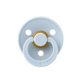 Bibs Colour Simetrik Kauçuk Baby Blue 6+ Ay Renkli Emzik