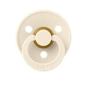 Bibs Colour Simetrik Kauçuk Ivory 0-6 Ay Emzik