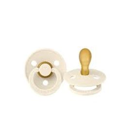 Bibs Colour Simetrik Kauçuk Ivory 0-6 Ay Emzik