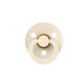 Bibs Colour Simetrik Kauçuk Ivory Renkli 6-18 Ay Emzik