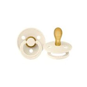 Bibs Colour Simetrik Kauçuk Ivory Renkli 6-18 Ay Emzik