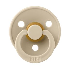 Bibs Colour Simetrik Kauçuk Vanilla 0-6 Ay Emzik