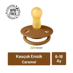 Bibs De Lux Caramel 0-6 Ay Kauçuk Emzik