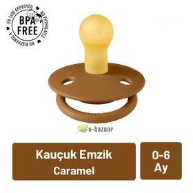 Bibs De Lux Caramel 0-6 Ay Kauçuk Emzik