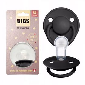Bibs De Lux Silikon Black 0-36 Ay Emzik