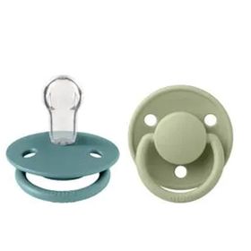 Bibs Island Sea & Sage 0-36 Ay De Lux 2'li Silikon Emzik