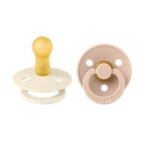Bibs Kauçuk Ivory Blush 6-18 Ay Emzik