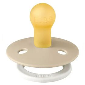 Bibs Kauçuk Vanilla Glow 0-6 Ay Krem Emzik