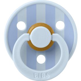 Bibs Studio Colour Block Dusty Blue 0-6 Ay Kauçuk Emzik