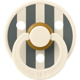 Bibs Studio Colour Block Ivory/Pine 0-6 Ay Kauçuk Emzik