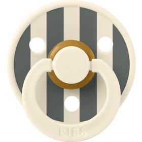 Bibs Studio Colour Block Ivory/Pine 0-6 Ay Kauçuk Emzik