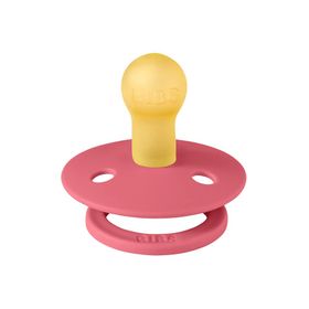 Bibs Studio Colour Block Pembe Mercan 0-6 Ay Kauçuk Emzik