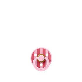 Bibs Studio Colour Block Pembe Mercan 0-6 Ay Kauçuk Emzik