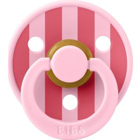 Bibs Studio Colour Block Pembe Mercan 0-6 Ay Kauçuk Emzik