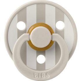 Bibs Studio Colour Block Sand/Ivory 0-6 Ay Kauçuk Emzik
