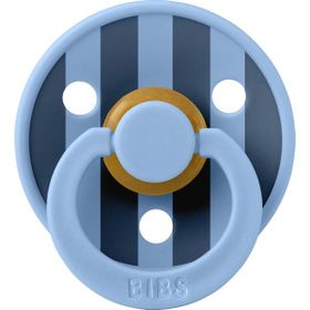Bibs Studio Colour Block Sky Blue 6+Ay Kauçuk Emzik