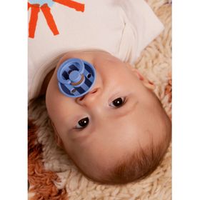 Bibs Studio Colour Block Sky Blue 6+Ay Kauçuk Emzik