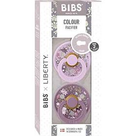 Bibs X Liberty Colour Chamomile Lawn Violet 6+ Ay 2'li Emzik