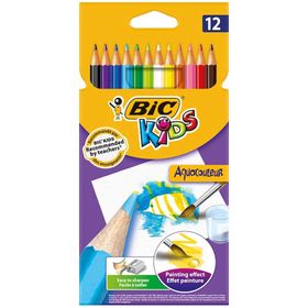 Bic 12 Renk Aquacouleur Kuru Sulu Boya