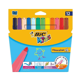 Bic 12'li Jumbo Doğa Dostu Keçeli Boya Kalemi