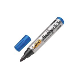 Bic 2000 Permanent Yuvarlak Uç Mavi Markör Koli Kalemi