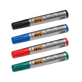 Bic 2300 Kesik Uç 4'lü Permanent Markör