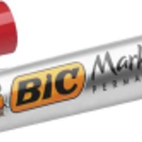Bic 2300 Kesik Uç Kırmızı Permanent Markör