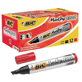 Bic 2300 Marker Kırmızı 12'li Kalem