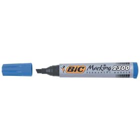 Bic 2300 Mavi Kesik Uç Permanent Marker Kalem