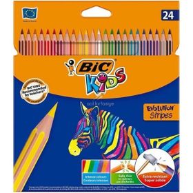 Bic 24'lü Kuru Boya Kalemi