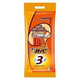 Bic 3 Sensitive 4'lü Kullan At Tıraş Bıçağı