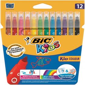 Bic 3270220002727 12 Renk 920293 Kids Couleur Keçeli Boya Kalemi