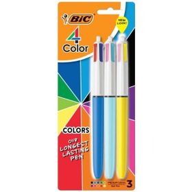 Bic 4 Colours 3'lü Tükenmez Kalem Seti