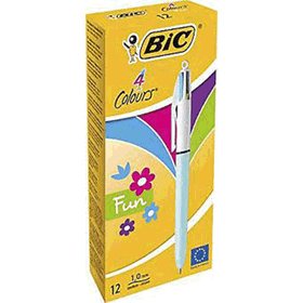 Bic 4 Colours Fun 12'li Tükenmez Kalem