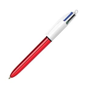 Bic 4 Renkli Shine Kırmızı Tükenmez Kalem