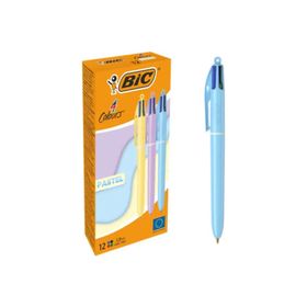 Bic 517320 4 Colours Pastel 12 Adet Tükenmez Kalem