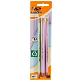 Bic 518986 Evolution Pastel Silgili 5'li Kurşun Kalem