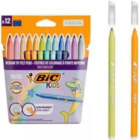 Bic 520084 Kid Couleur Pastel 12 Renk Keçeli Kalem
