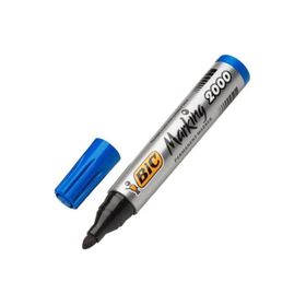 Bic 8209143 2000 Yuvarlak Uçlu Mavi Markör Kalem