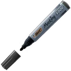 Bic 8209153 2000 Siyah Yuvarlak Uçlu Markör Kalem