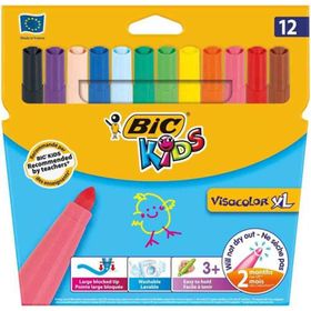 Bic 829007 Visa 12 Renk Jumbo Keçeli Boya Kalemi