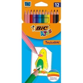 Bic 83256611 Tropıcolors 12 Renk Kuru Boya Kalemi