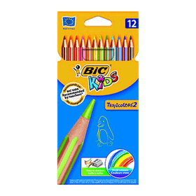 Bic 8325669 Tropıcolor 12'li Kuru Boya Kalemi