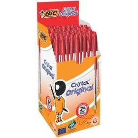 Bic 847899 50 li Kristal Medium Kırmızı Tükenmez Kalem
