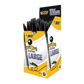 Bic 880648 Cristal Large Siyah 50 Li Tükenmez Kalem