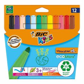 Bic 8922233 Visa Jumbo Yıkanabilir 12'li Keçeli Kalem